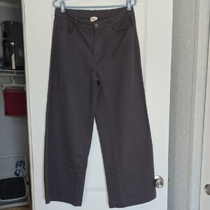 Pact Women's Stretch Twill Wide Leg Pant In Storm